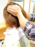 ヘッドスパ写真その2